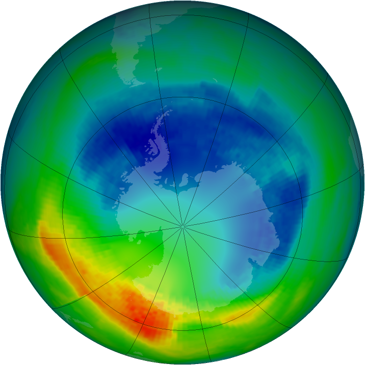 Ozone Map 2002-08-24